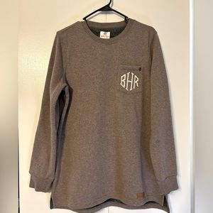 NEW! Marley Lilly BHR Monogrammed Luxe Sweatshirt Size M